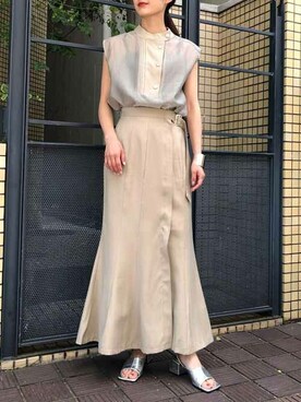 yui(&g'aime)さん（レディース・160cm）の夏コーディネート