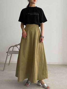 yui(&g'aime)さん（レディース・160cm）の夏コーディネート