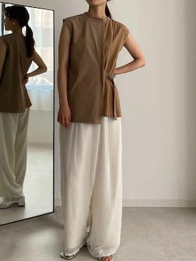 yui(&g'aime)さん（レディース・160cm）の夏コーディネート