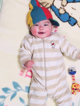 「Sassy（サッシー）のアイテム」を使った、monkiさん（キッズ・70cm）の冬コーディネート