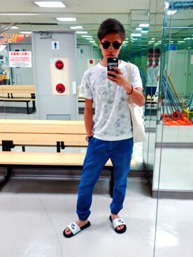 くろっぺさん(メンズ・166cm)の夏コーディネート