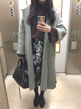 「STUNNING LURE（スタニングルアー）のアイテム（その他アウター）」を使った、e.m.iさん（レディース・164cm）の冬コーディネート