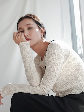 「croire（クルア）のアイテム」を使った、croire_seoulさん（レディース・163cm）の春コーディネート