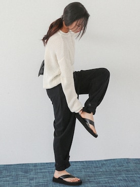 「croire（クルア）のアイテム」を使った、croire_seoulさん（レディース・166cm）の春コーディネート