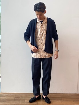 「☆柄シャツ」｜iwakiri_dさん（メンズ・178cm）の春コーディネート