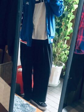 「VANS（バンズ）のアイテム（ブルゾン）」を使った、yu-kiさん（メンズ・166cm）の春コーディネート