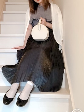 「平成最後のWEARISTAセンバツ」｜「アイテム（バレエシューズ）」を使った、hitomiさん（レディース・158cm）の春コーディネート