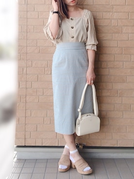 hitomiさん（レディース・158cm）の夏コーディネート