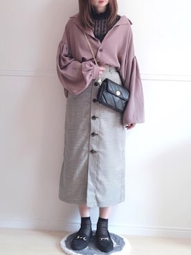 hitomiさん（レディース・158cm）の秋コーディネート