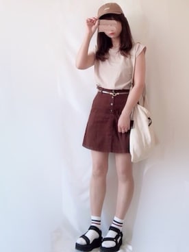 hitomiさん（レディース・158cm）の夏コーディネート