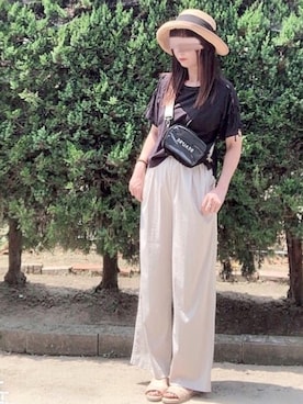 hitomiさん（レディース・158cm）の夏コーディネート