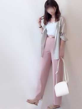 hitomiさん（レディース・158cm）の夏コーディネート