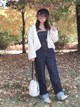 「pairpair」｜「アイテム（ジャケット/アウター）」を使った、hitomiさん（レディース・158cm）の秋コーディネート