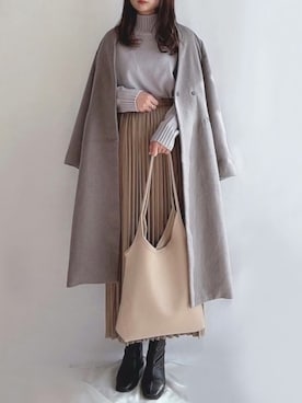 「LAC VERT」｜hitomiさん（レディース・158cm）の冬コーディネート