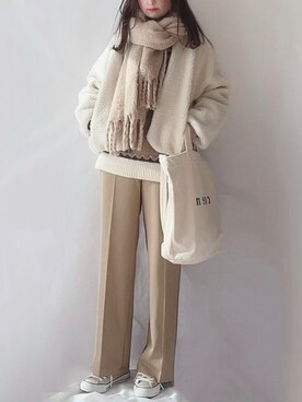 hitomiさん（レディース・158cm）の冬コーディネート