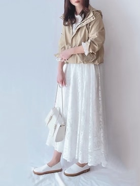 「抗菌」｜hitomiさん（レディース・158cm）の春コーディネート