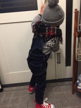 ★★★★さん（キッズ・100cm）の冬コーディネート