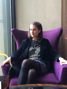 「DIANE von FURSTENBERG（ダイアンフォンファステンバーグ）のアイテム」を使った、Marsupilamiさん（レディース・173cm）の秋コーディネート