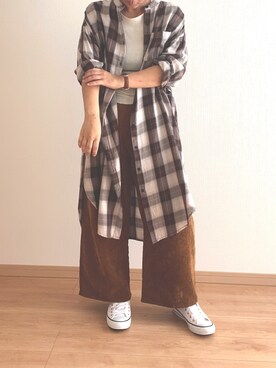 タナカさん（レディース・158cm）の秋コーディネート