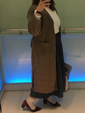 「ARROW（アロー）のアイテム（ジャケット/アウター）」を使った、キャシーさん（レディース・160cm）の秋コーディネート