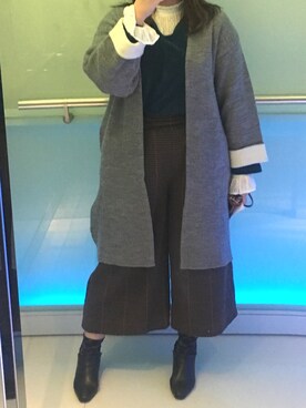 キャシーさん(レディース・160cm)の冬コーディネート