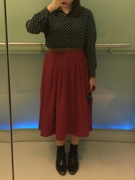 キャシーさん（レディース・160cm）の冬コーディネート