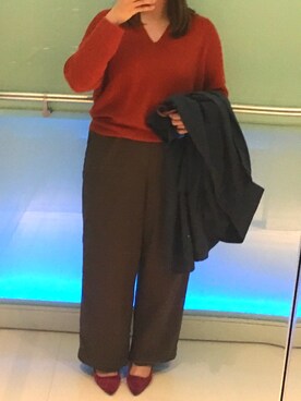 キャシーさん（レディース・160cm）の冬コーディネート