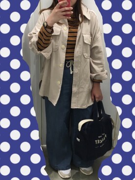 「Jouet（ジョエット）のアイテム」を使った、キャシーさん（レディース・160cm）の春コーディネート