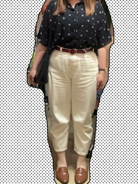 「TOPSHOP（トップショップ）のアイテム（シャツ/ブラウス）」を使った、キャシーさん（レディース・160cm）の春コーディネート