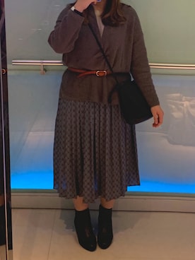 キャシーさん（レディース・160cm）の冬コーディネート