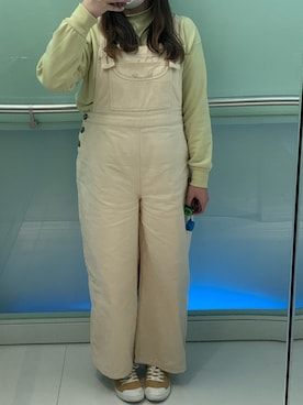 「asos（エイソス）のアイテム（オールインワン・サロペット）」を使った、キャシーさん（レディース・160cm）の春コーディネート