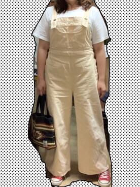 「asos（エイソス）のアイテム（オールインワン・サロペット）」を使った、キャシーさん（レディース・160cm）の夏コーディネート