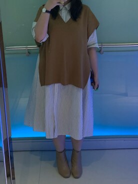 キャシーさん（レディース・160cm）の秋コーディネート