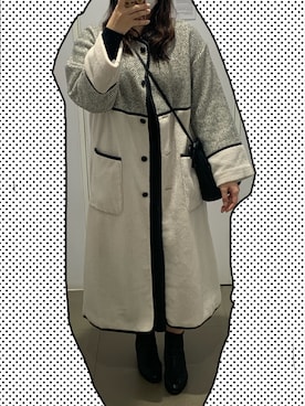「haco!（ハコ）のアイテム（ジャケット/アウター）」を使った、キャシーさん（レディース・160cm）の冬コーディネート