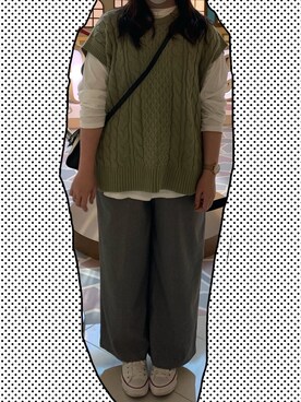 キャシーさん（レディース・160cm）の冬コーディネート