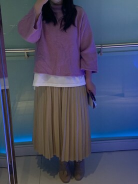 キャシーさん(レディース・160cm)の冬コーディネート