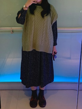 キャシーさん（レディース・160cm）の冬コーディネート