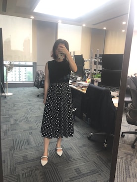 「STRAWBERRY-FIELDS（ストロベリーフィールズ）のアイテム（ワンピース）」を使った、shizukaさん（レディース・169cm）の秋コーディネート