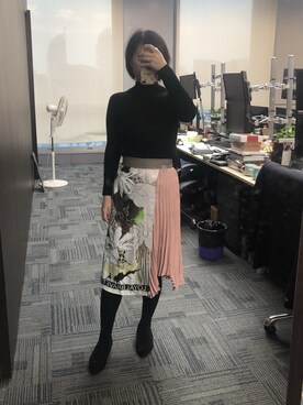 「Lily（リリイ）のアイテム」を使った、shizukaさん（レディース・169cm）の冬コーディネート