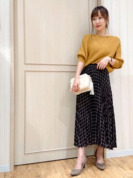 「DRESKIP（ドレスキップ）のアイテム（その他）」を使った、himiさん（レディース・160cm）の秋コーディネート
