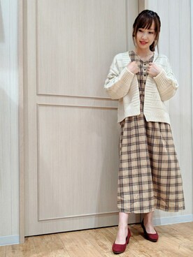 「DRESKIP（ドレスキップ）のアイテム（その他）」を使った、himiさん（レディース・160cm）の秋コーディネート