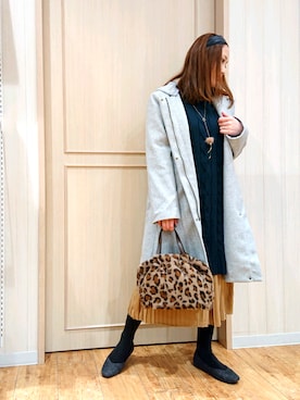 himiさん（レディース・160cm）の冬コーディネート