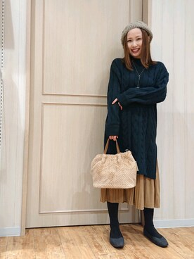 himiさん（レディース・160cm）の冬コーディネート