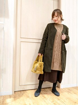 himiさん（レディース・160cm）の冬コーディネート