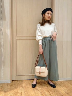 「DRESKIP（ドレスキップ）のアイテム（アクセサリー）」を使った、himiさん（レディース・160cm）の冬コーディネート