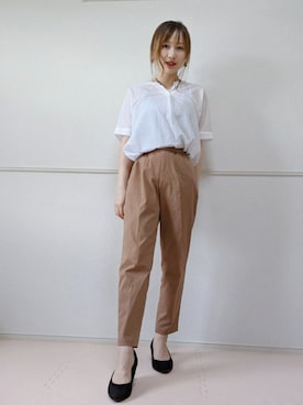 「DRESKIP（ドレスキップ）のアイテム（アクセサリー）」を使った、himiさん（レディース・160cm）の夏コーディネート