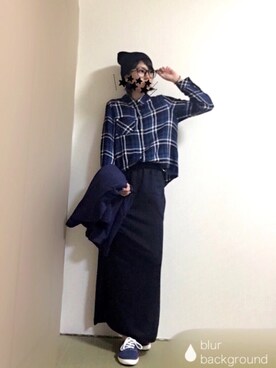 「SpRay PREMIUM（スプレイプレミアム）のアイテム（スカート）」を使った、てらおさん（レディース・158cm）の冬コーディネート