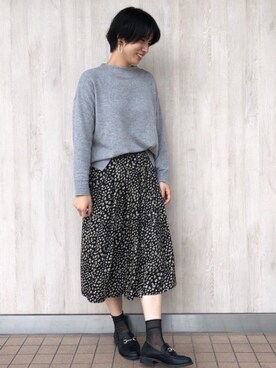 higashiさん（レディース・170cm）の秋コーディネート