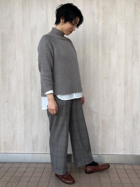 higashiさん（レディース・170cm）の秋コーディネート