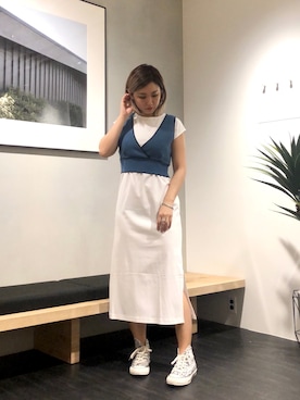 「COLONY 2139（コロニートゥーワンスリーナイン）のアイテム（ワンピース）」を使った、ぱくらんうんさん（レディース・160cm）の春コーディネート